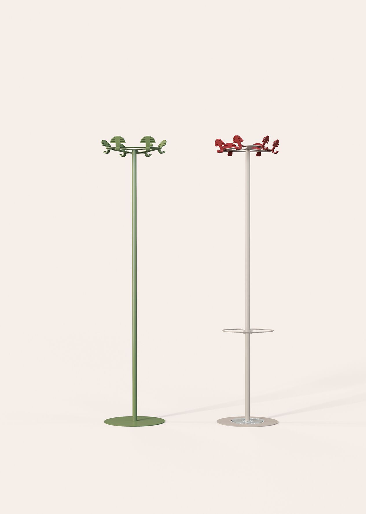 Напольная вешалка из стали с порошковым покрытием и ABS Manade Киото ARCH-00055741 - Вид №1