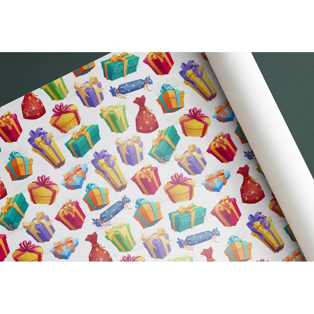 Упаковочная бумага «Подарочки» 70 см Симфония STLM-2077902 - Вид №2