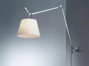 Artemide Настенный светильник из алюминия и пергаментной бумаги Tolomeo