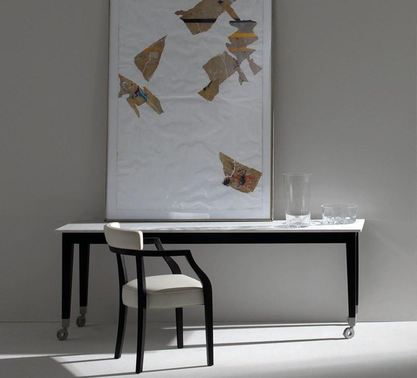 Driade Кресло с подлокотниками и обивкой кожей или тканью Neoz sun-id-1466664 - Вид №1