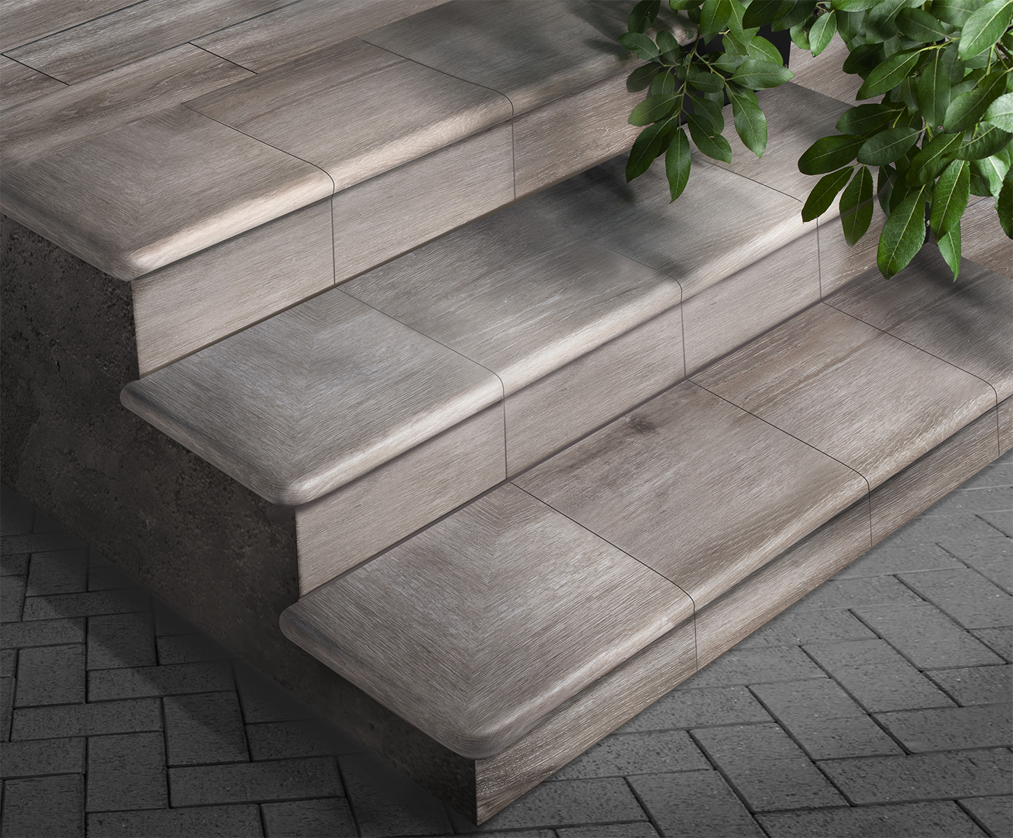 Лесная гармония: ступени из керамогранита STP-ST207 INCOLOR Forest - Вид №3