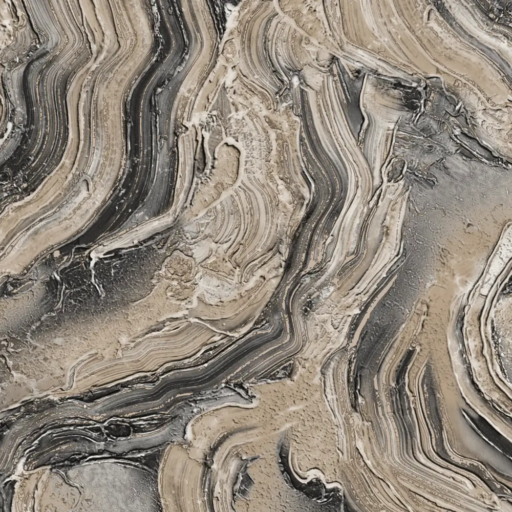 Обои флизелиновые Wallsecret Michelan серо-коричневые 1.06 м 8851-29 STLM-2110328 - Вид №1