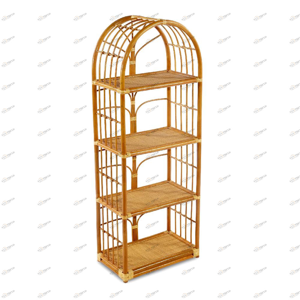 Этажерка светло-коричневая 160х36 см Look-2 ЭКО ДИЗАЙН CLASSIC RATTAN 129530 Бежевый 
