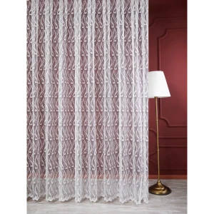 Тюль 1 м/п Классика сетка 280 см цвет кремовый