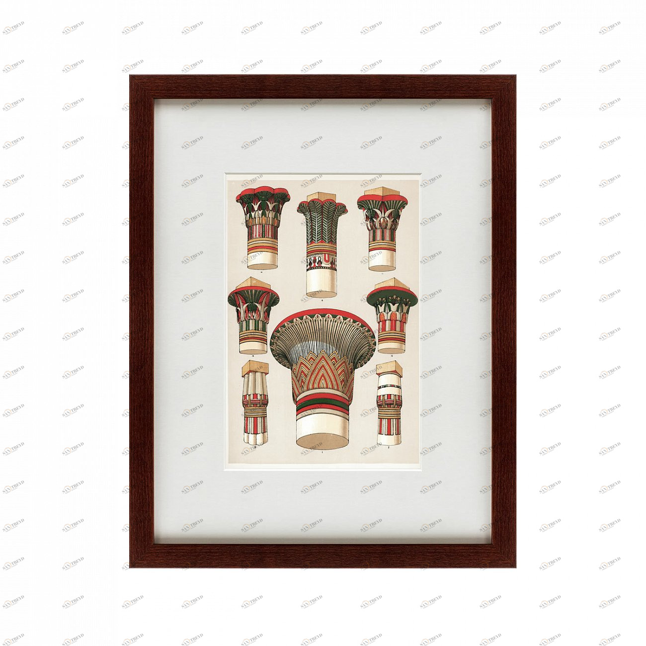 Картина: Grammar of Ornament №6, 1856 КАРТИНЫ В КВАРТИРУ  191762 Разноцветный 