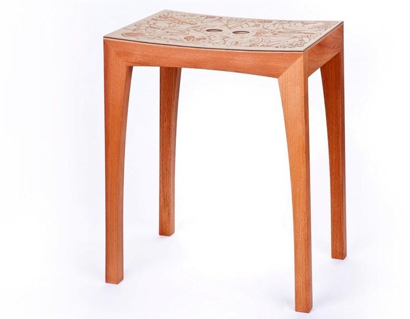 sixay furniture Низкий деревянный табурет в современном стиле Otto sun-id-1371450 - Вид №6