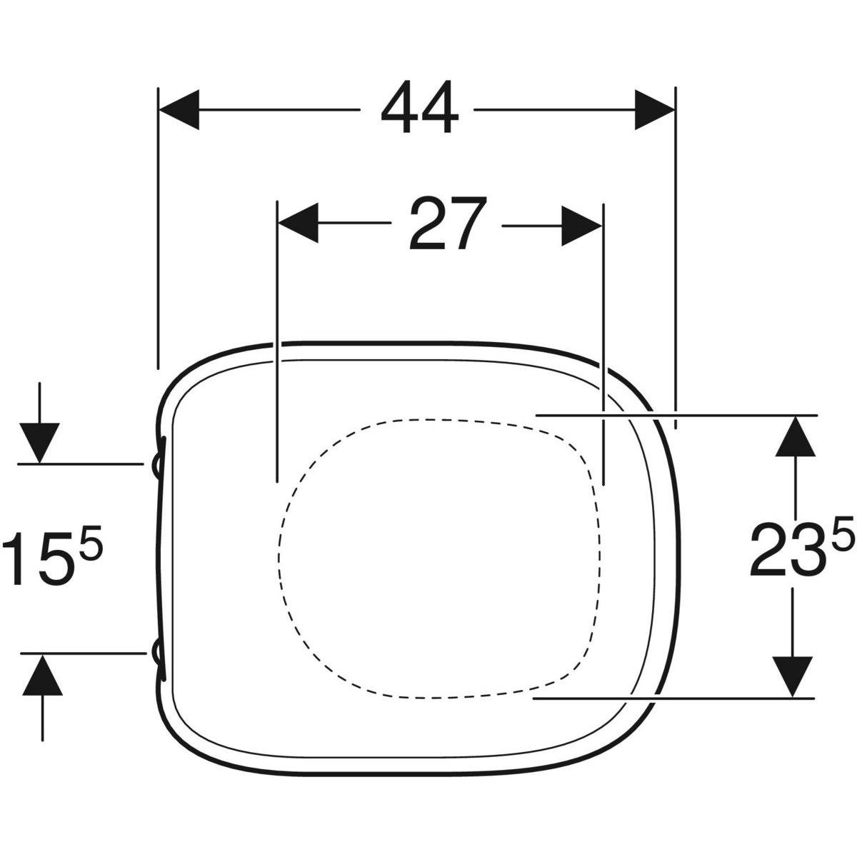 Сиденье унитаза duroplast Geberit фантазия ARCH-00012927 - Вид №2