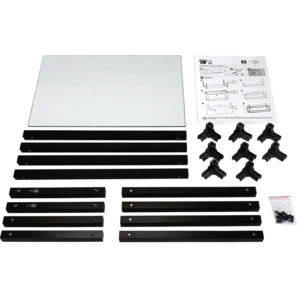 Полка-каркас для кухни 25.6x35x40 см алюминий/стекло DELINIA STLM-2067597 - Вид №2