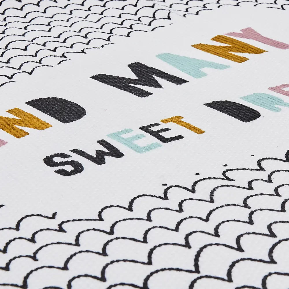 Коврик прикроватный хлопок «Сладкие сны» 60x120 см, цвет белый Santreyd STLM-2053739 - Вид №3