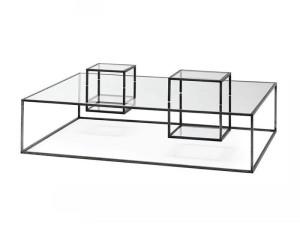 Прямоугольный Хрустальный журнальный столик