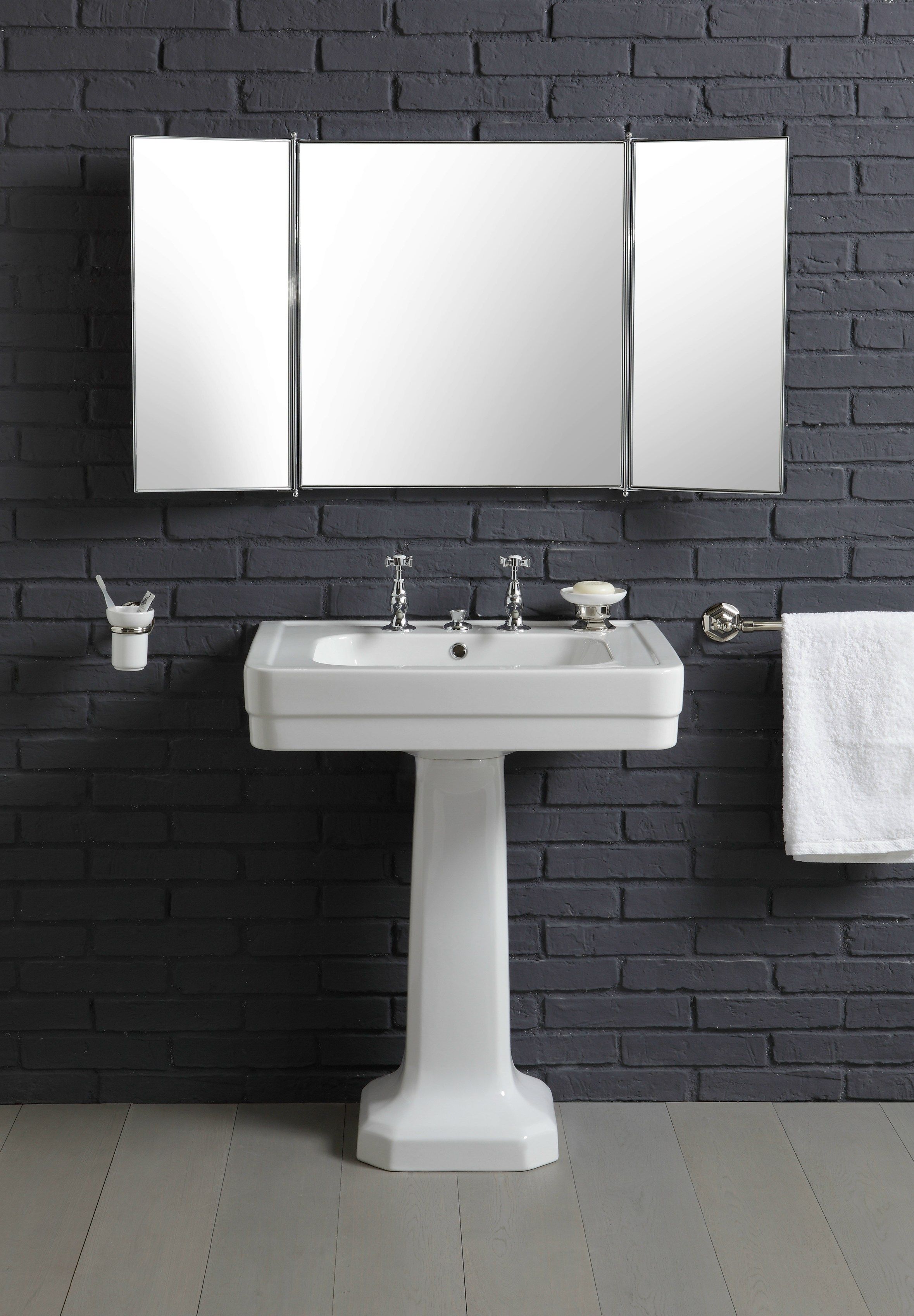 Прямоугольная керамическая раковина на колонне BLEU PROVENCE ARCH-00136432 - Вид №7