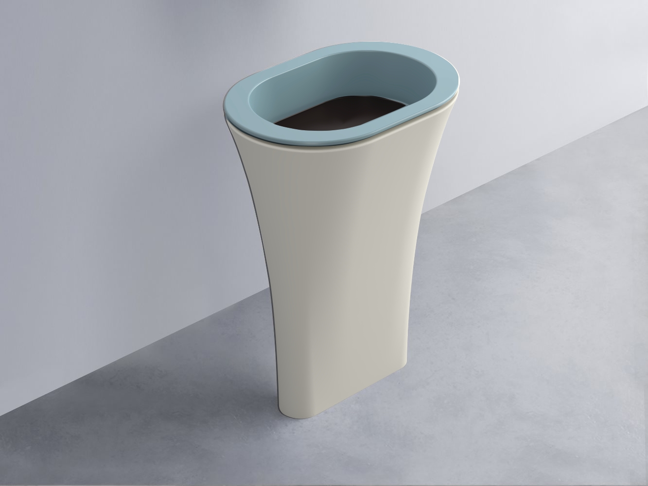 AMLA65-PL+AMPILO-LV+AMCOLO-TL Раковина Amedeo Ovale отдельностоящая cielo Enjoy + Amedeo Ceramica Cielo