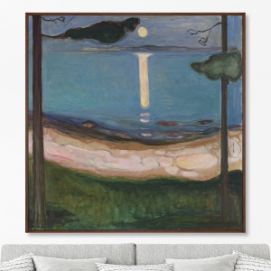 90603484 Репродукция картины на холсте "Lunarlight. 1895г" 105x105 см STLM-0302436 КАРТИНЫ В КВАРТИРУ