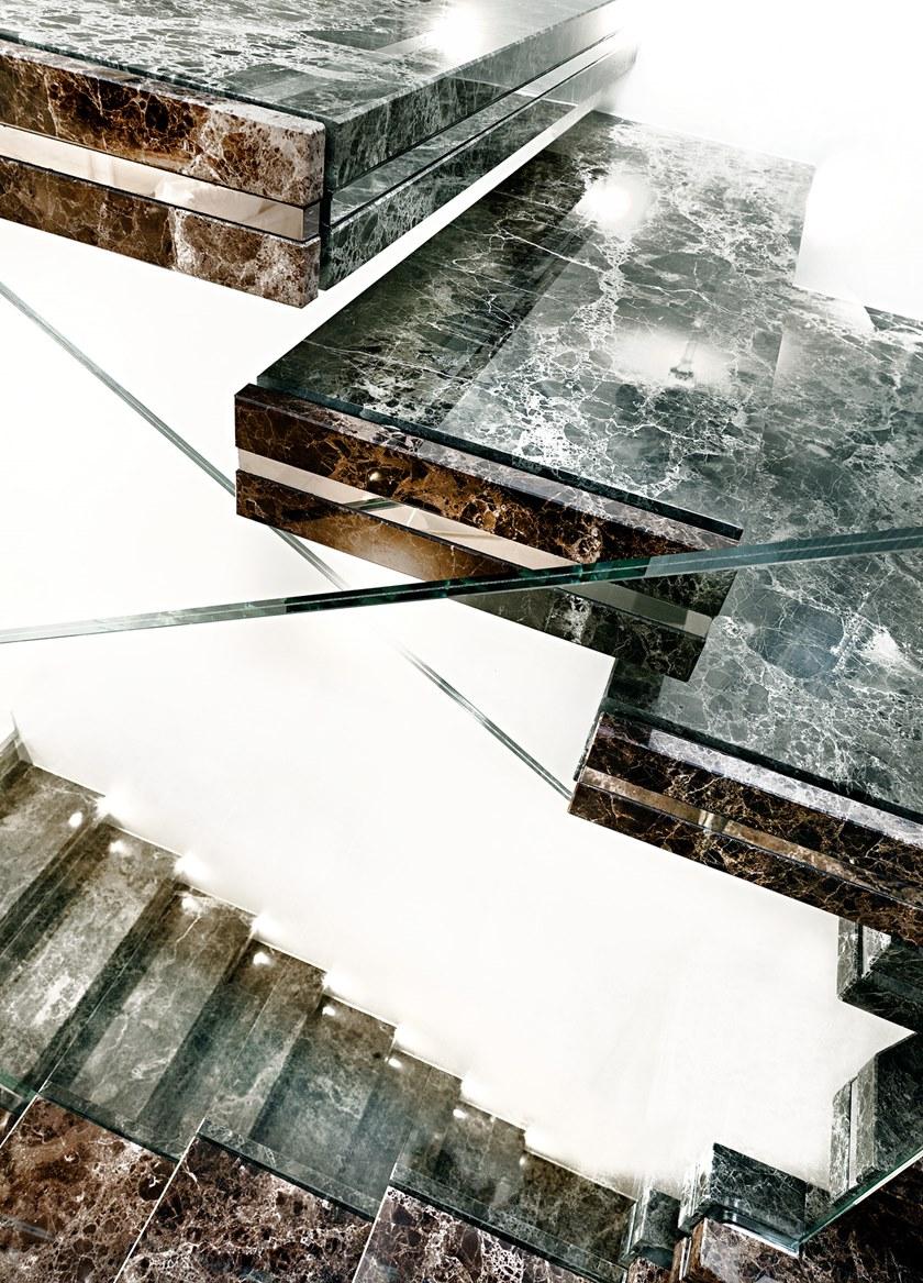 Officine Sandrini Открытая лестница из мрамора sun-id-1454961 - Вид №11