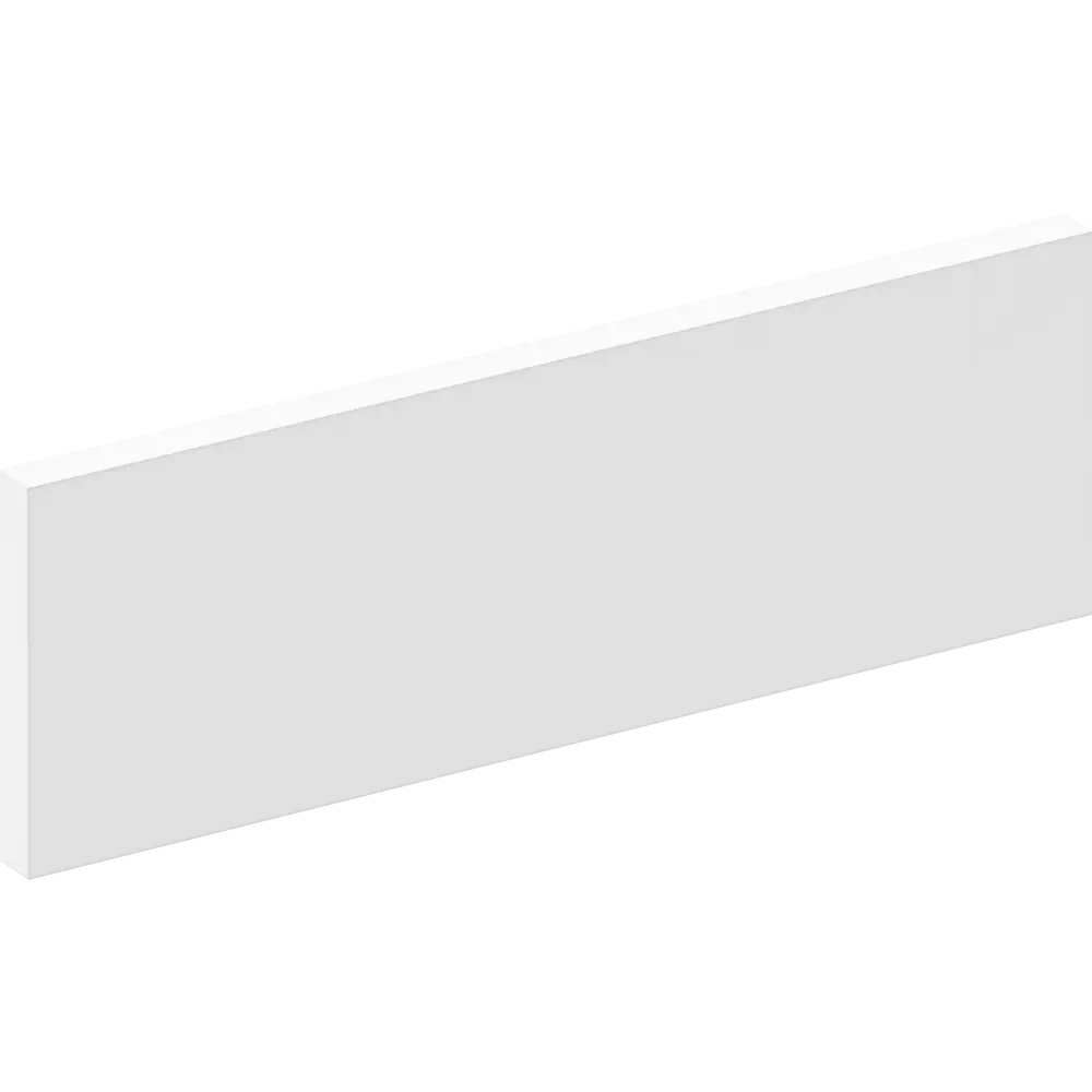 Фасад выдвижного ящика София 39.7x12.5 см DELINIA ID ЛДСП цвет белый STLM-2144013 - Вид №1