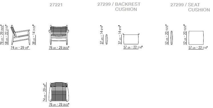 Flexform Кресло с подлокотниками Tessa sun-id-1396913 - Вид №8