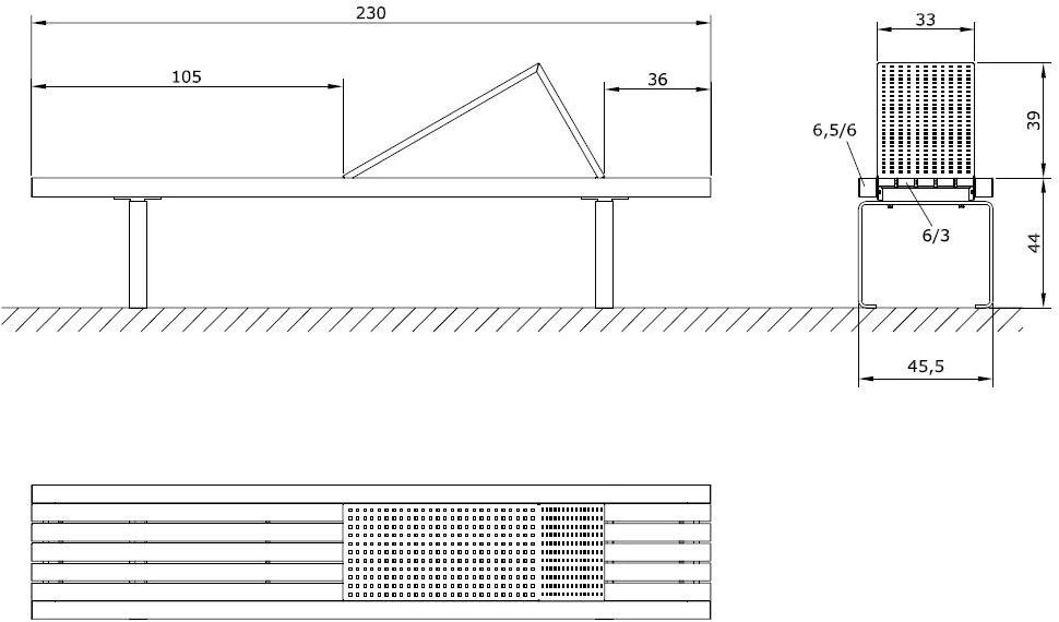 Euroform W Садовый стул из дерева  395l  - Вид №3