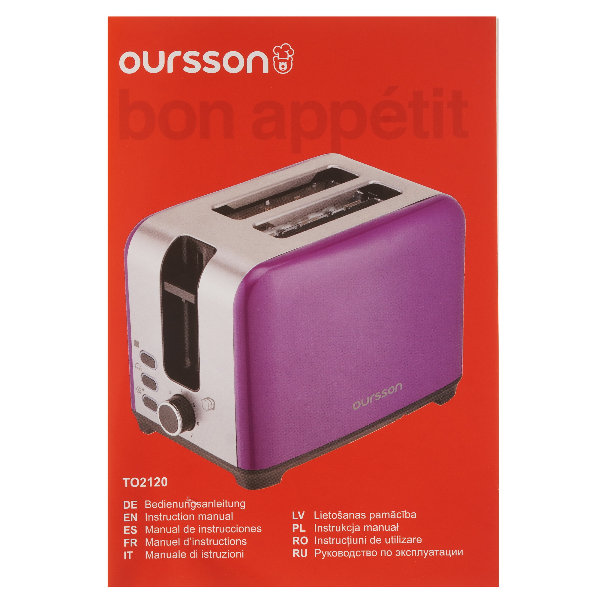 5368920 Тостер Oursson TO2120/OR оранжевый STDN-0063656 - Вид №6