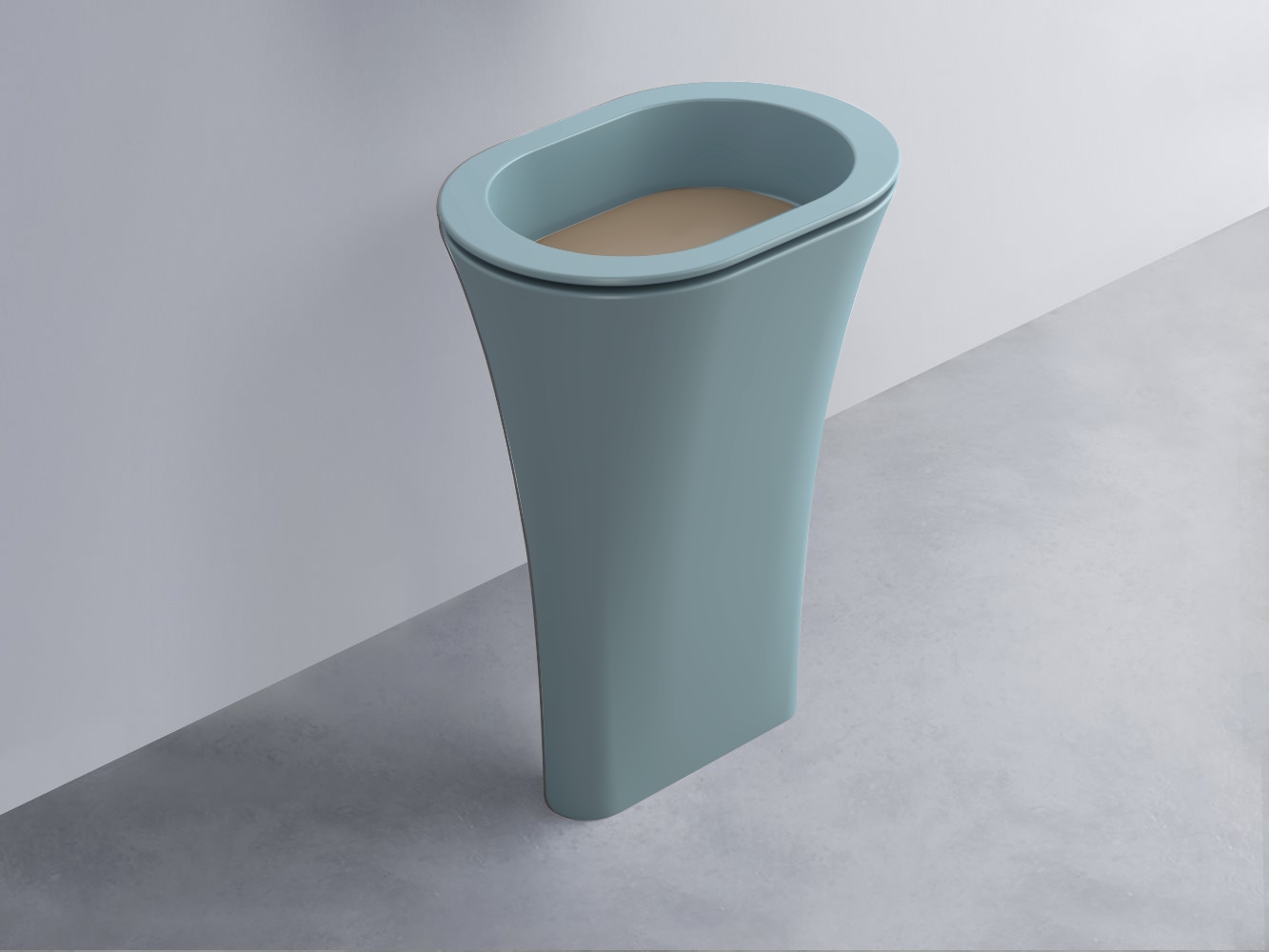 AMLA65-PL+AMPILO-AN+AMCOLO-PL Раковина Amedeo Ovale отдельностоящая cielo Enjoy + Amedeo Ceramica Cielo