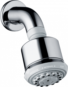 26606000 Clubmaster Верхний душ 3jet EcoSmart 9 л / мин с держателем для душа Hansgrohe