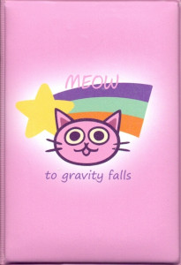 469118 Обложка для паспорта "Гравити Фолз. Кот 1"