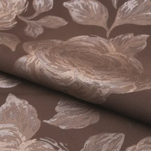 Ткань п/м Flora «Flowers» 140 см цвет коричневый