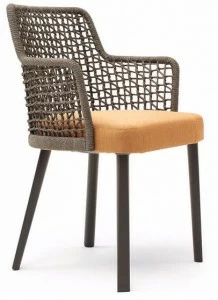 Varaschin Садовое кресло из веревки с подлокотниками Emma 236p1