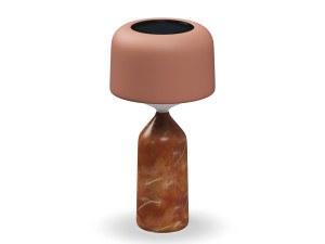 На батарейках из натурального камня светодиодная уличная настольная лампа