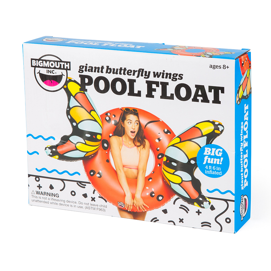BMPF-0048 Круг надувной , butterfly wings - red BigMouth  - Вид №2