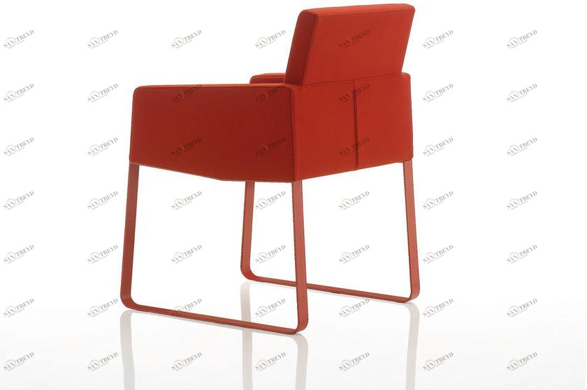 Billiani Стул с обивкой из ткани с подлокотниками Inka steel sun-id-1370106