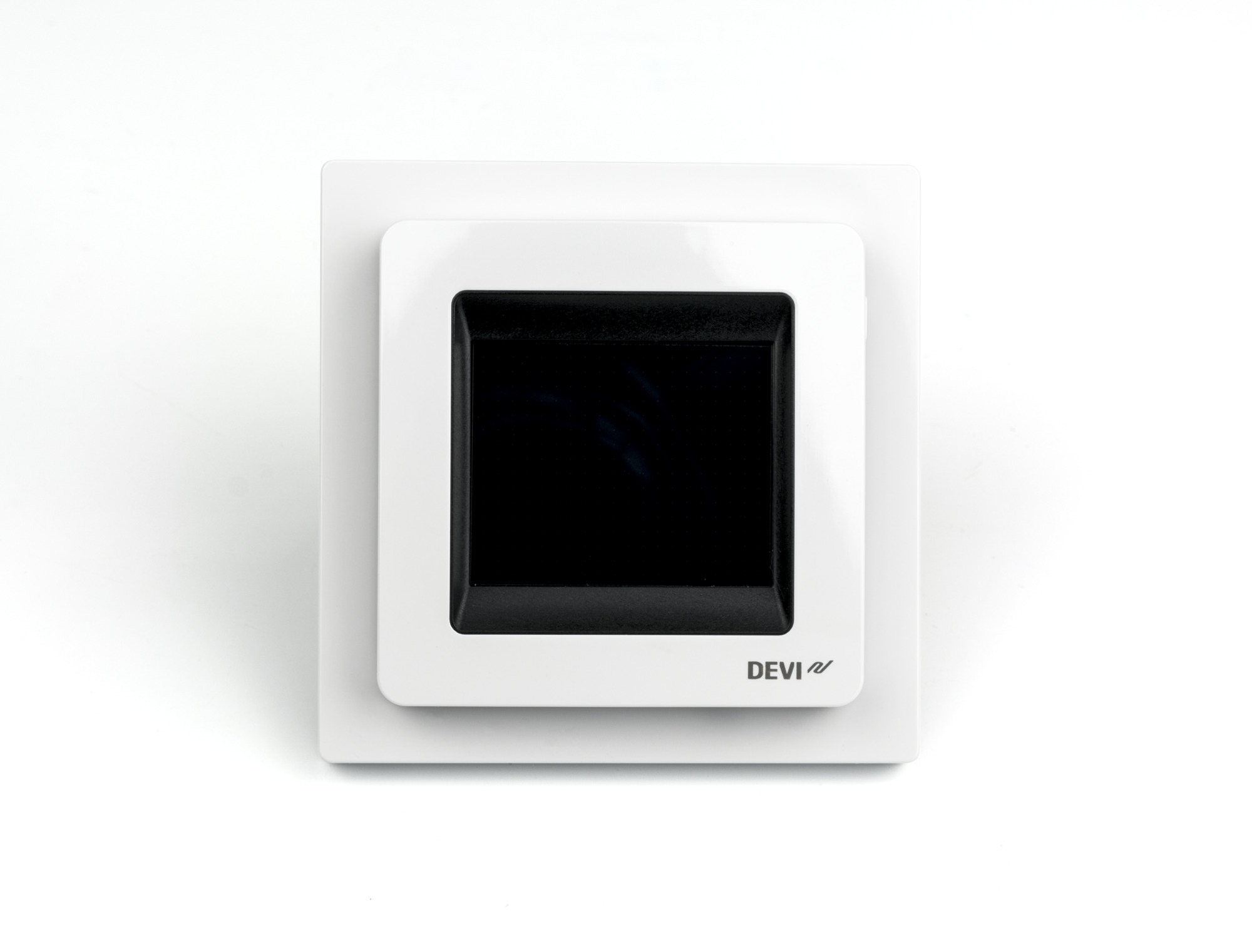Danfoss DEVIreg™ Touch — программируемый терморегулятор для теплого пола с сенсорным дисплеем DEVIreg Touch терморегулятор белый 140F1064  - Вид №10