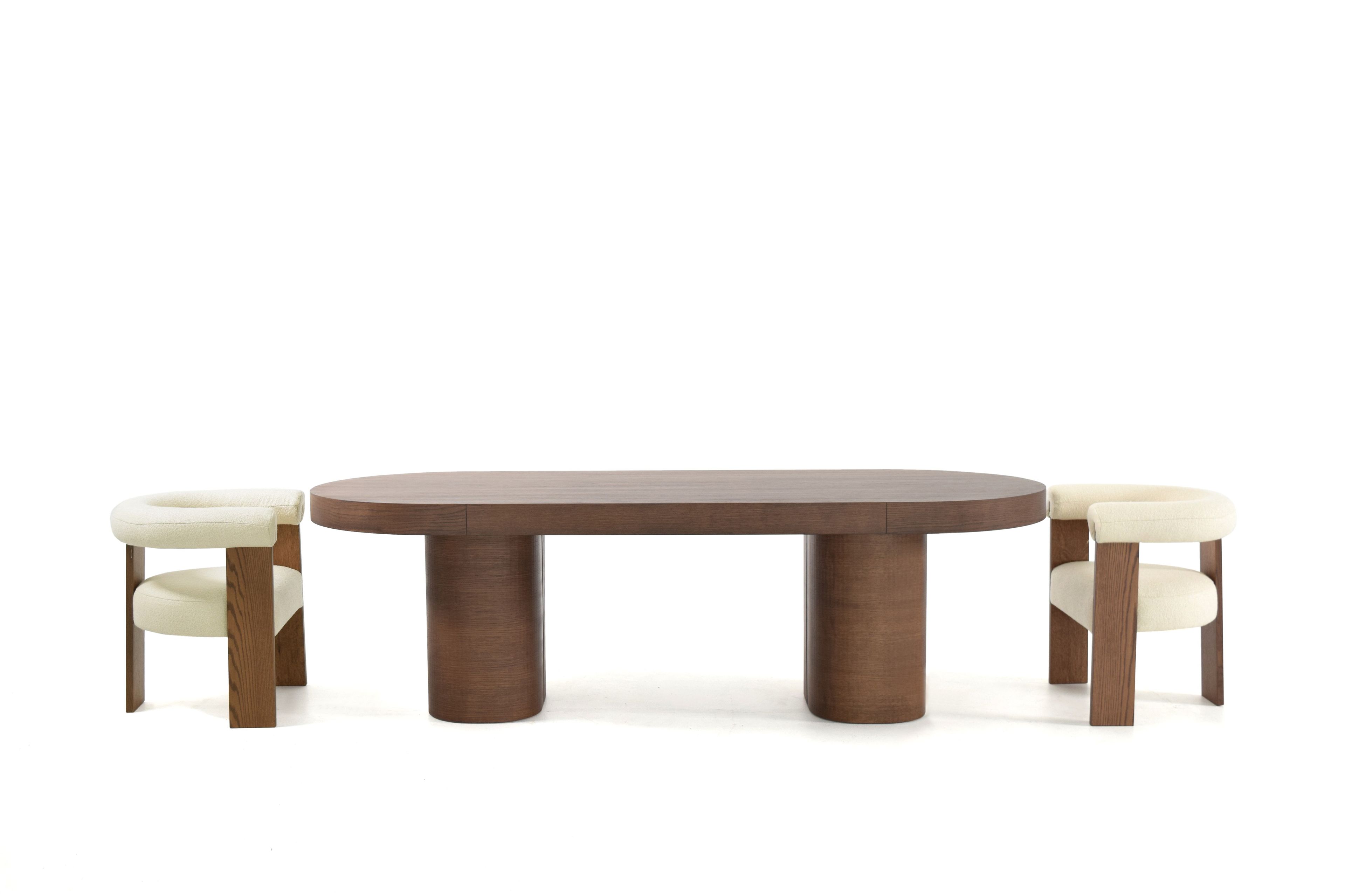 Деревянный и тканевый стул с подлокотниками ABLE JASEMINE ARCH-00079069 - Вид №2