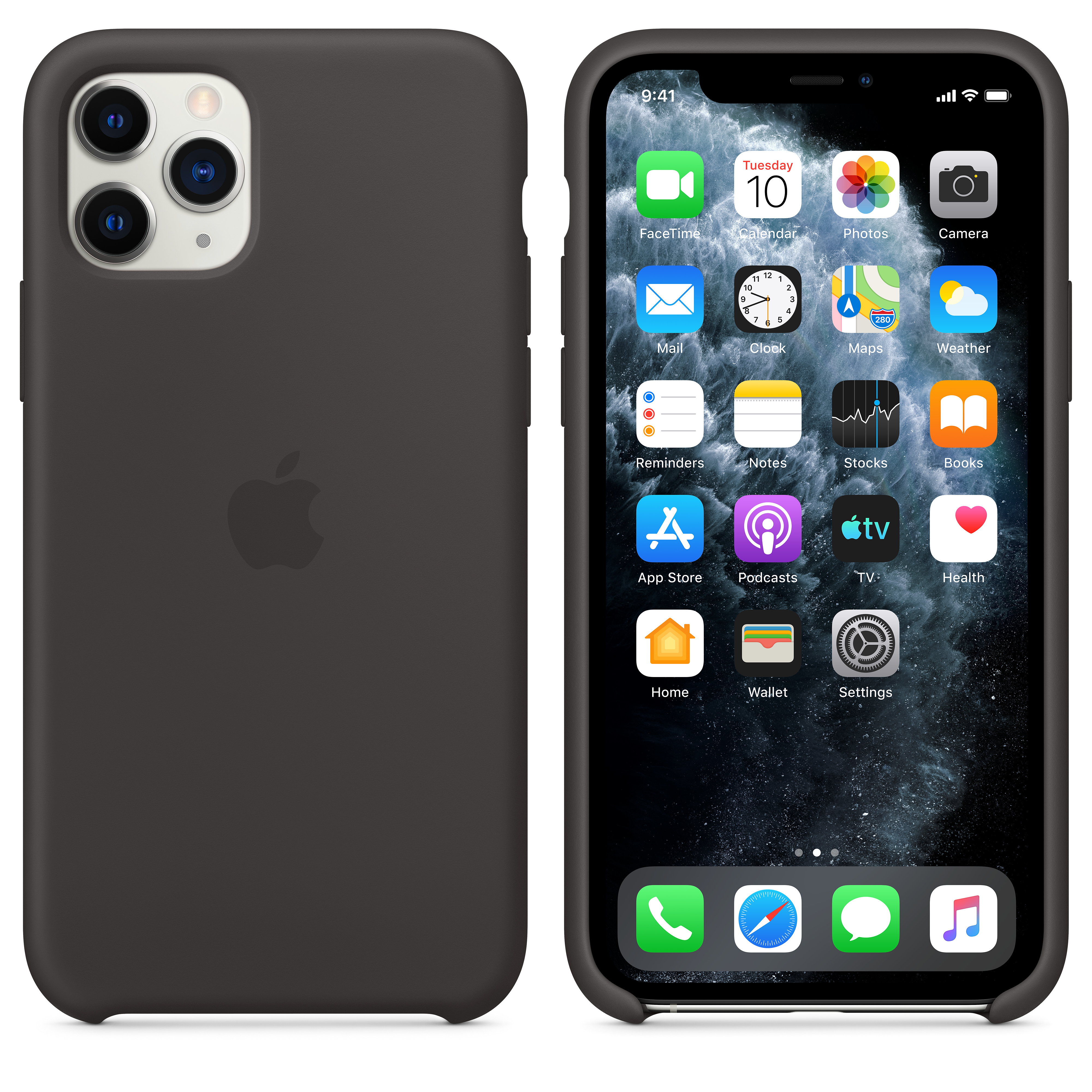 MWYN2ZM/A Iphone 11 pro silicone case - black Apple Santreyd  - Вид №5