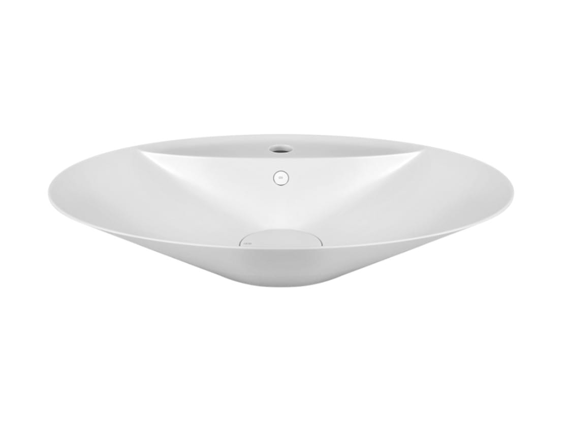 Овальная раковина из Cristalplant® с переливом Gessi конус ARCH-00048568 - Вид №1