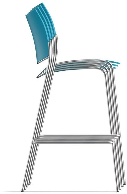 Casala Стул с подставкой для ног Cobra barstool 1278/07 - Вид №2