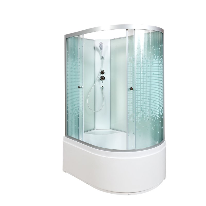 B10S BLACK Душевая кабина DETO Серия В L 920 L N без крыши