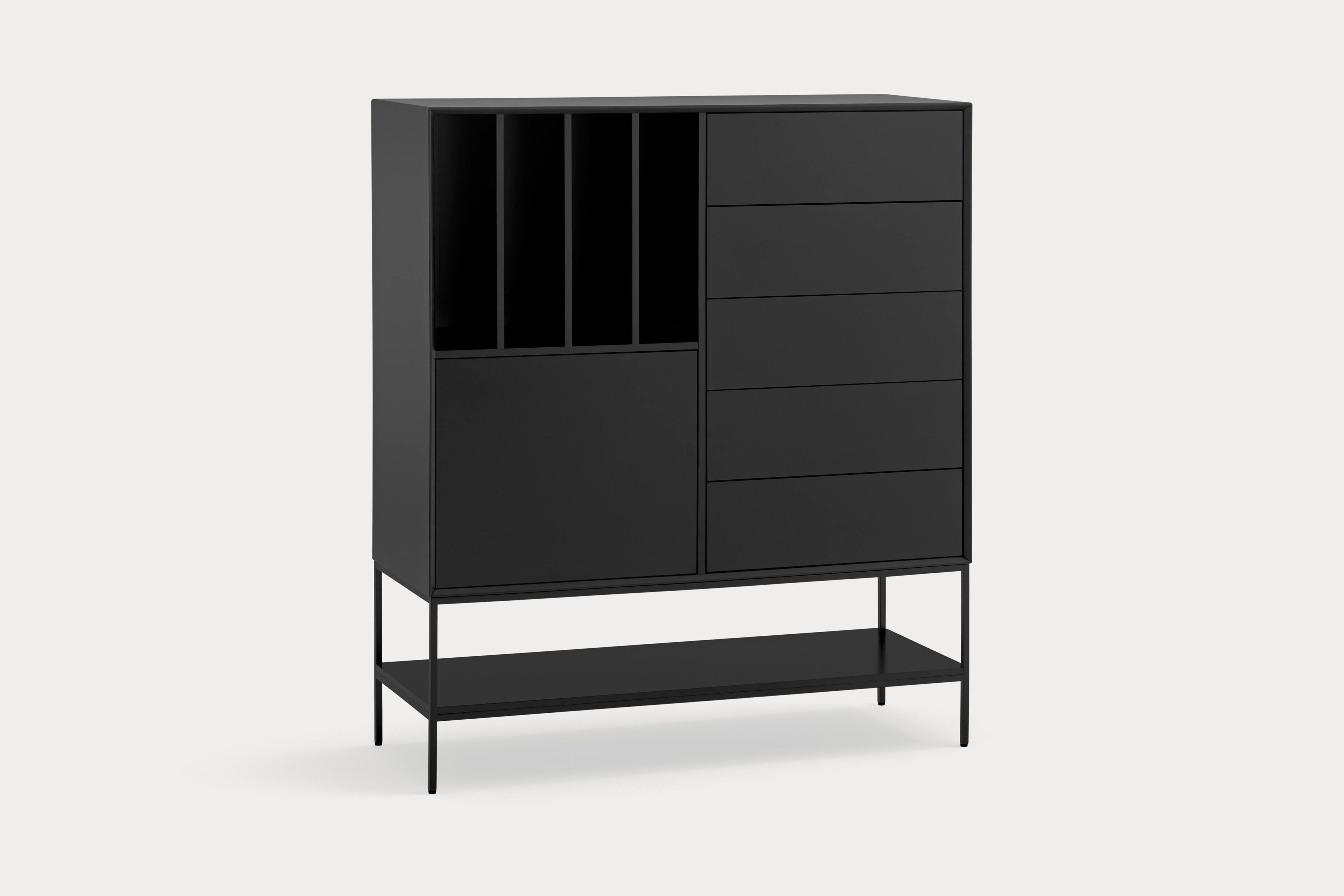 Шкаф из МДФ с распашными дверцами и ящиками TEULAT Platt ARCH-00009067 - Вид №10