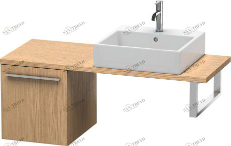 XL542105252 Шкафчик для компактной консоли X-Large #XL5421 400 x 478 мм Европейский дуб, декор Duravit