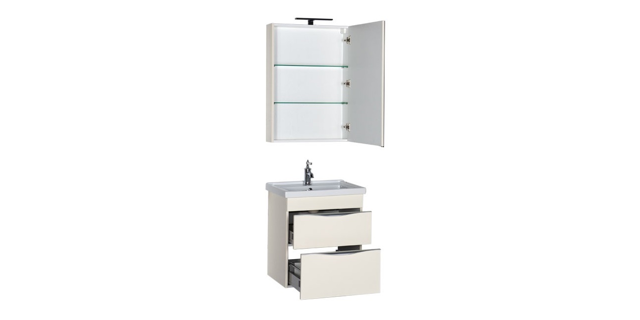 Комплект мебели Aquanet Эвора 60 крем 00184549 - Вид №3