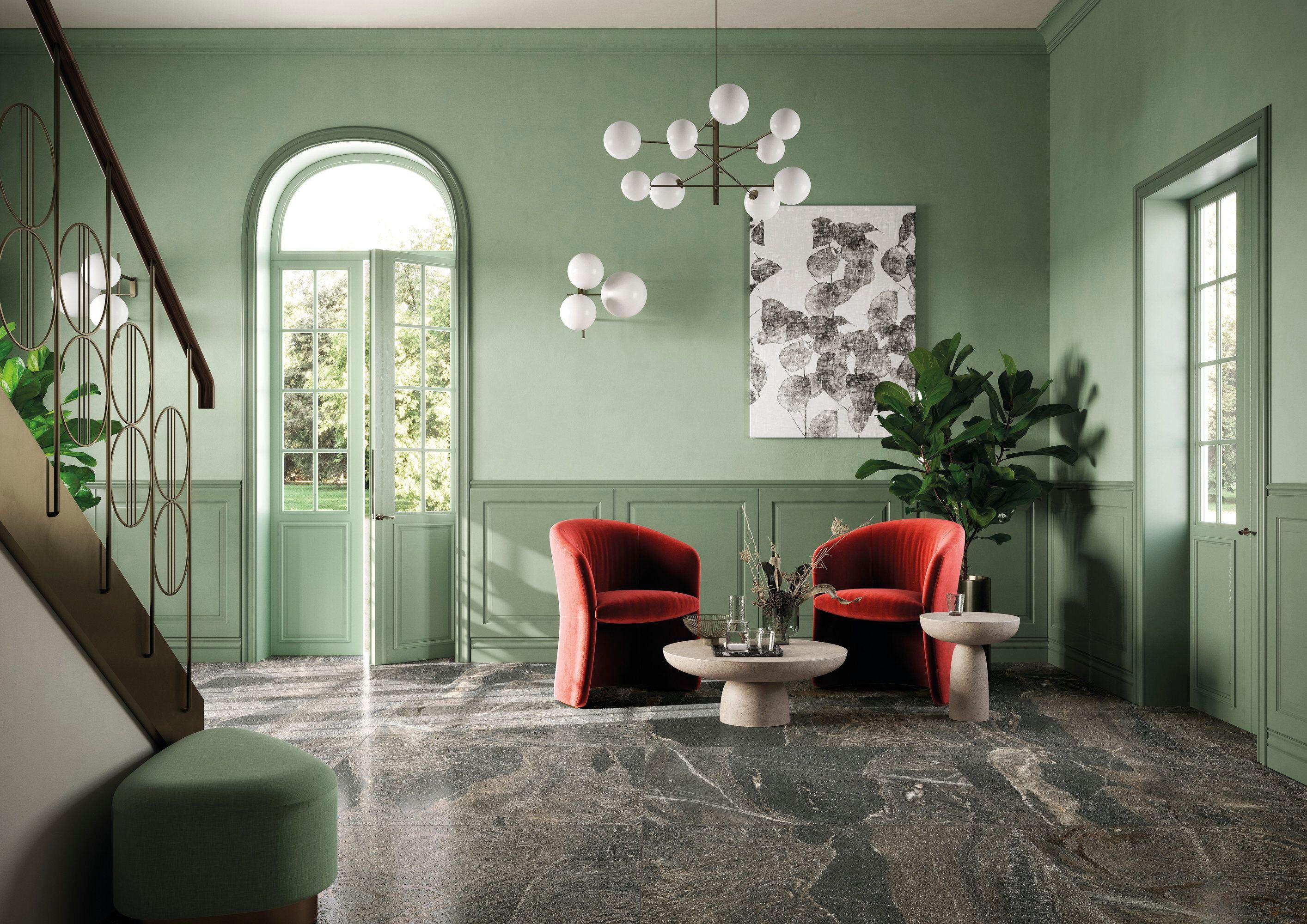 Пол / керамогранит с мраморным эффектом Fiandre Marble Lab ARCH-00024115 - Вид №1