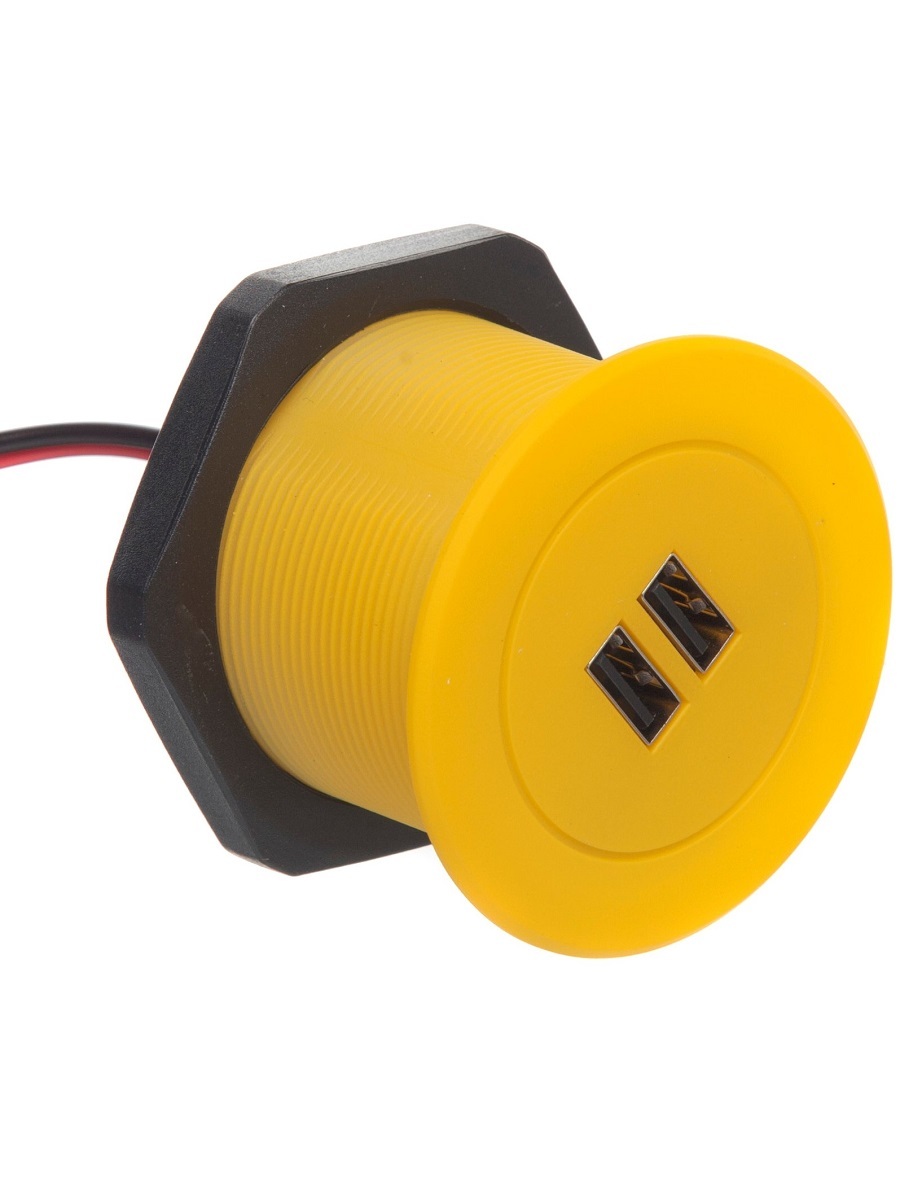 Блок электрических розеток Element 12082 Yellow NAVAKO  - Вид №1