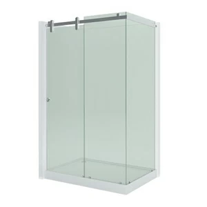 Душевой уголок Aquanet Gamma 150x80-12 L, прозрачное стекло