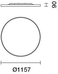 iGuzzini Светодиодный потолочный светильник из метакрилата Isola sun-id-1473948 - Вид №2