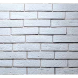 Камень искусственный Ramo Растик брик белый 1м²