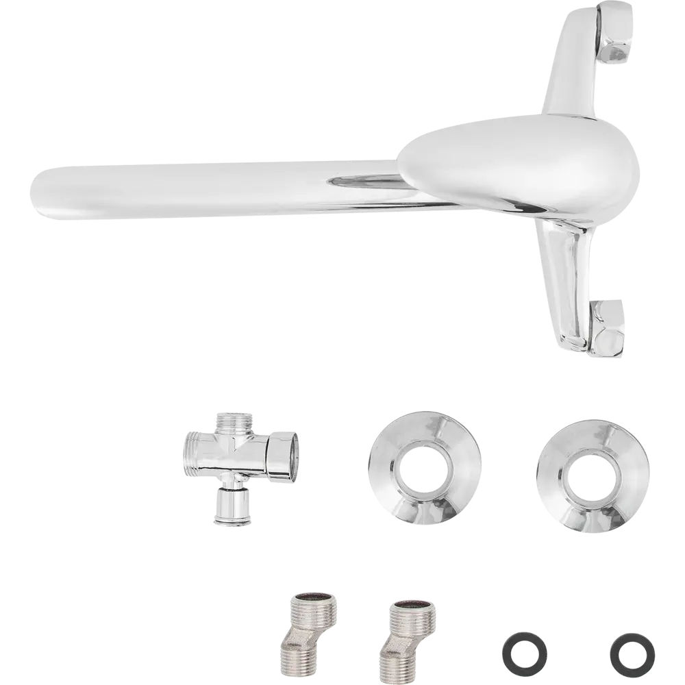 Смеситель для ванны «Волна» однорычажный цвет хром Santreyd STLM-2055274 - Вид №2