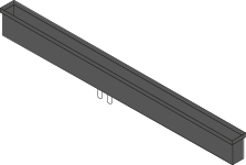 DOMUSOMNIA Встраиваемый кухонный канал EasyRack Kitchen STEP 3000, Цвет Черный