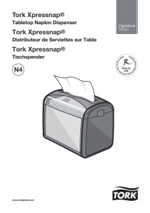 27261349 Диспенсер для столовых салфеток Xpressnap® Tork
