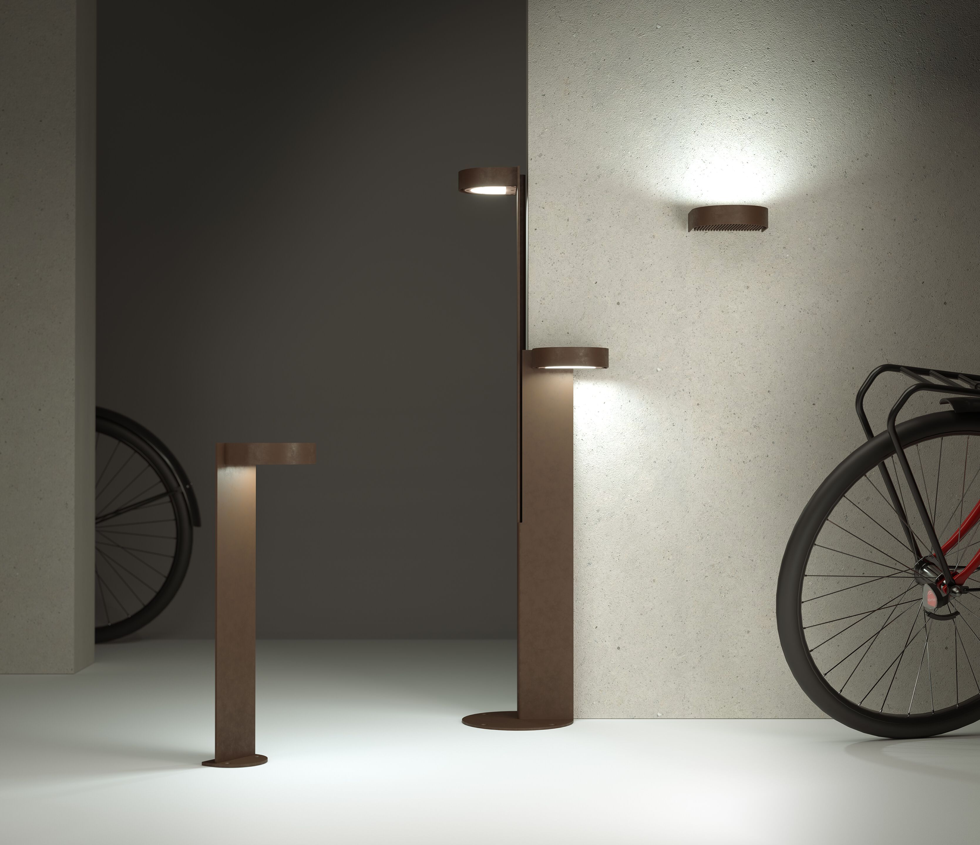 Напольная лампа из литого алюминия Martinelli Luce Brim ARCH-00091395 - Вид №14