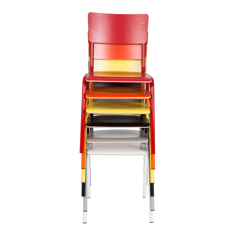 Стул Back to School желтый Zuiver 1008203 - Вид №4