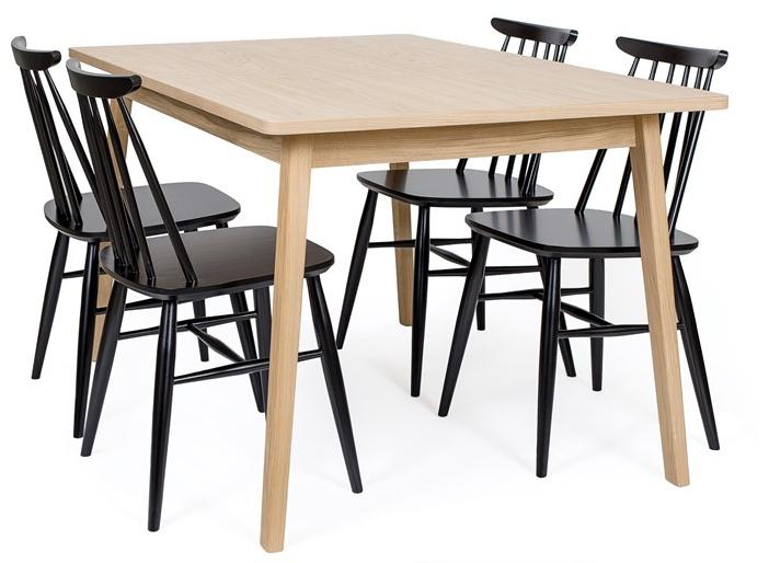 Woodman Прямоугольный стол из фанерованной древесины Skagen 250210001014  - Вид №3